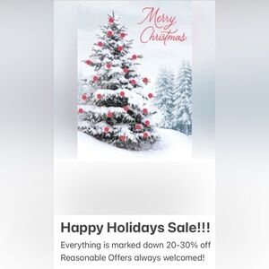 Holiday Sale 20-50% off
Make Me An Offer!